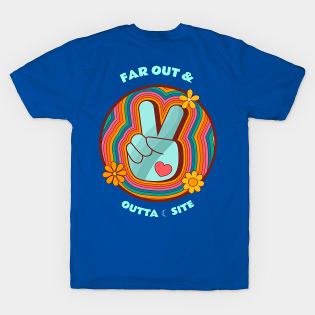 60's-70's Peace Sign Far Out & Outta Site by Joco Studio